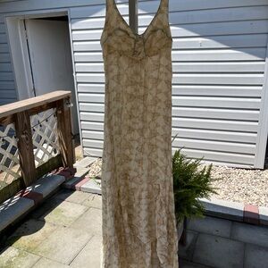 Free People Dove Patterned high low Dress